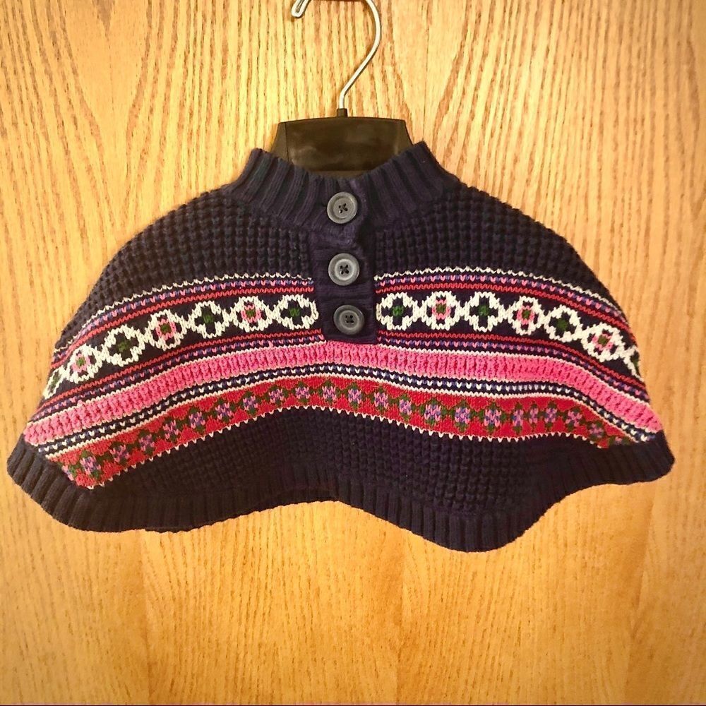 OshKosh Knit Sweater Capelet Size 12m